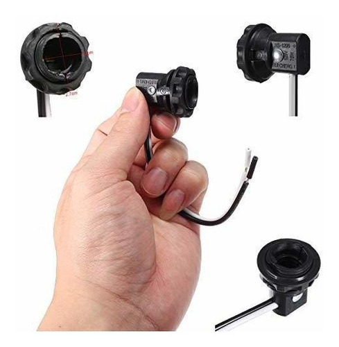 Portalámparas E12 Con Anillo Y Cable De 8 Pulgadas -