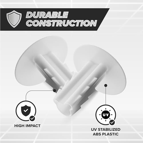Pack De 10 Bushing Pasacables Para Pared - Blanco