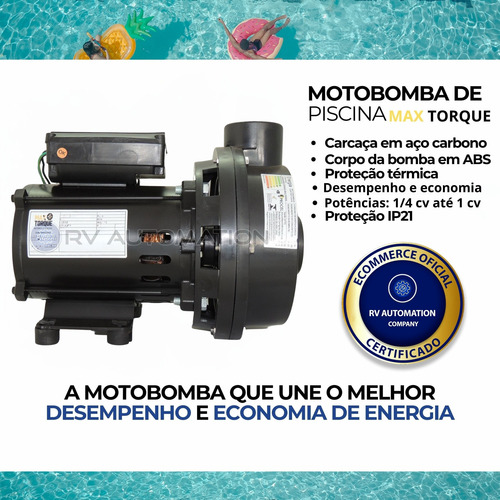 Motobomba 1/4cv Piscina Cascata 110/220 Hidromassagem Oferta
