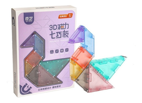 Tangram Rompecabezas Magnético Qiyi Alta Calidad