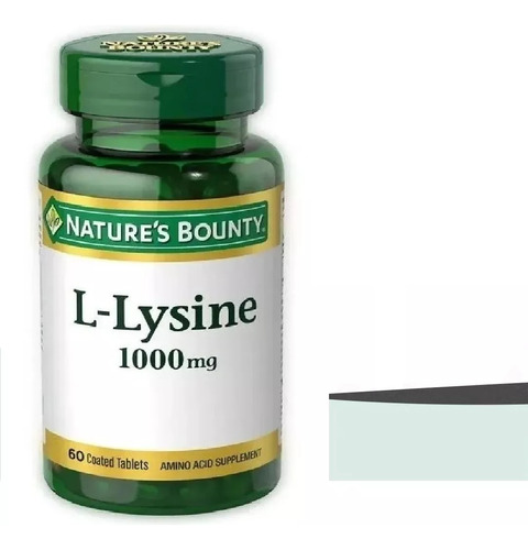 Nature's Bounty L Lysine Lisina 1000 Mg X 60 Comprimidos