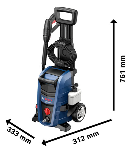 Hidrolavadora De Alta Presión 2000psi 1700w Gph 200 Bosch