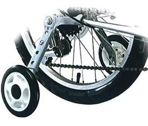 Rodinha Lateral Bike Aro 16 A 24 Roda Reforçada Emborrachada