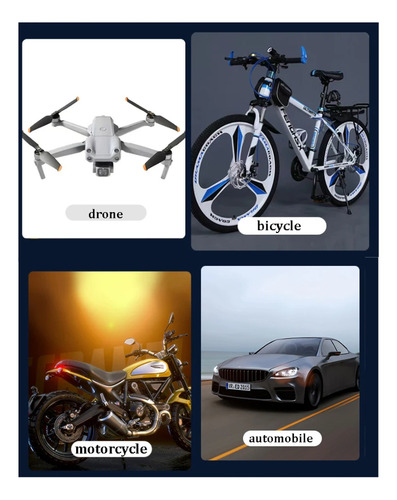 Luces Estroboscópicas Para Motocicletas, Bicicletas, Dron.