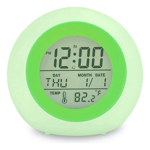 Reloj Esférico Con Luz Led Que Cambia De Color L