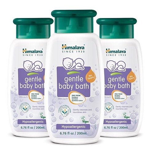 Himalaya Soft Baby Bath, Limpiador Suave, No Irrita Para Nu.