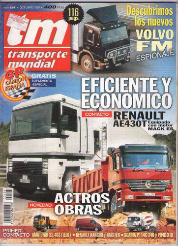 Revista De Autos Tm Transporte Mundial N°124 Oct.97