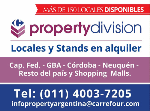 Alquiler Local O Stand En Galería Carrefour Villa Mercedes