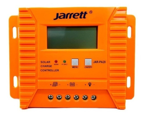 Controlador Regulador De Carga 10a 12/24v Pwm Solar Jarrett