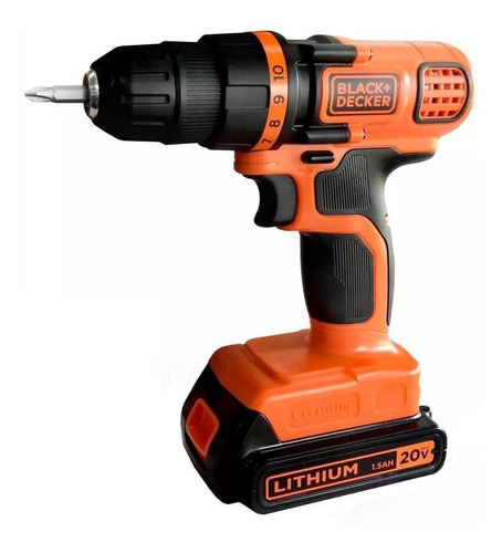 Atornillador Inalámbrico Taladro Black Decker Ld120 20v