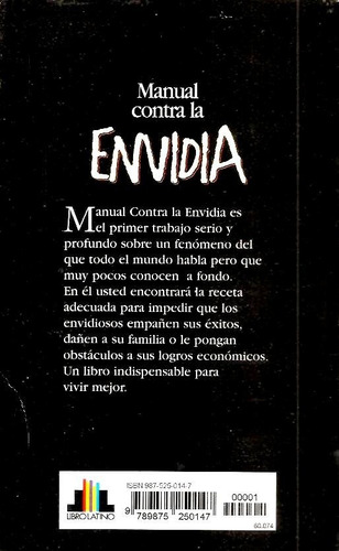 Manual Contra La Envidia - Pura Santibañez (Usado)