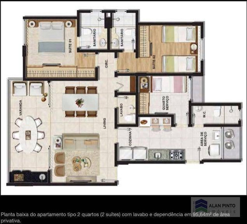 Apartamento Com 2 Dormitórios À Venda, 82 M² Por R$ 775.000,00 - Horto Florestal - Salvador/ba - Ap0419