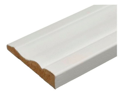 Zócalo Madera Mdf Blanco Para Piso Flotante Cerámica Oferta!