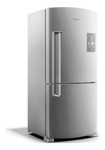 Geladeira frost free Brastemp BRE80AK inox 573L 220V