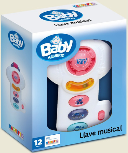 Llave Musical Con Luz Y Sonido Baby Magnific