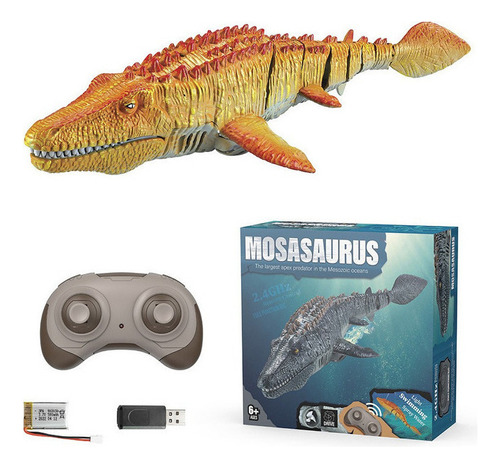 Buque De Buceo Rc Con Control Remoto Dinosaur Mosasaurus