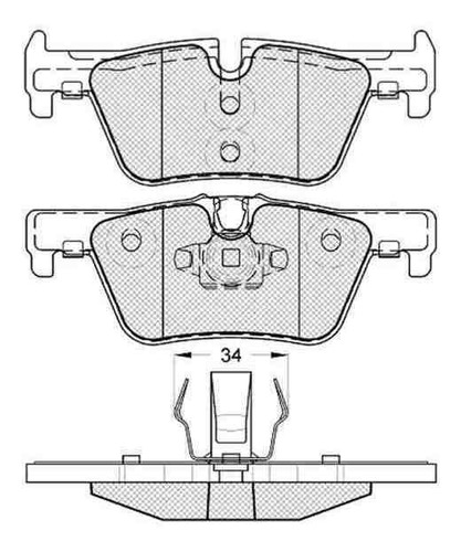 Pastilla De Freno Bmw --serie 1 114-116-118-120-125 I 10/ Tr