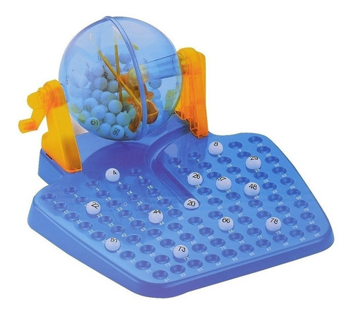 Imagen 3 de 3 de Juego de mesa Bingo Lotto 90 bolillas El Duende Azul 6012