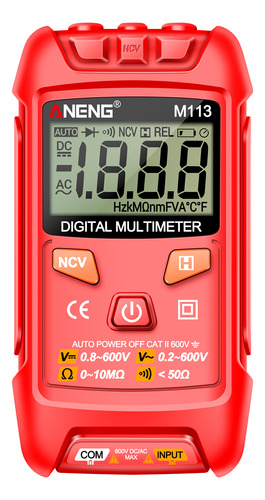 Mini Multímetro Digital Aneng M113 Inteligente Ac/dc