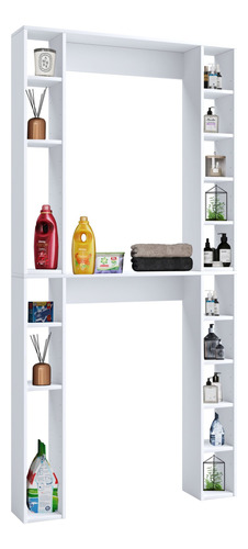 Mueble Moderno Lavarropas Lavadero  Baño Organizador Lm-017