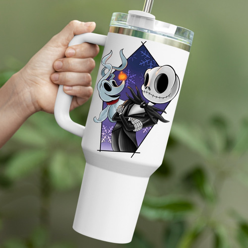 Termo Alto Jack Y Zero El Extraño Mundo De Jack Doble Capa Jack Y Zero
