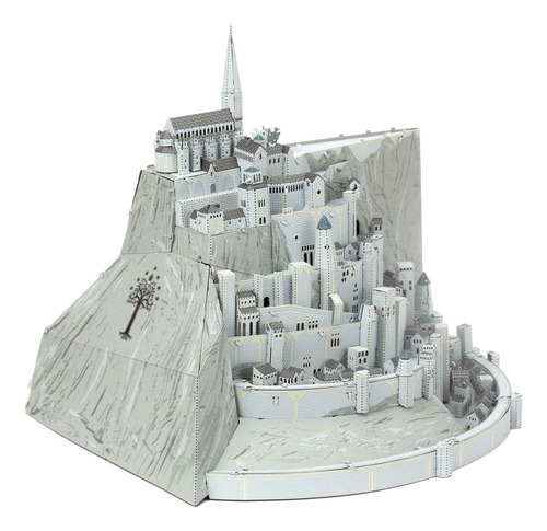 Maqueta Metalica El Señor De Los Anillos Minas Tirith 3d