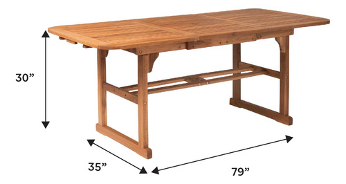 Walker Edison Dominica Moderno Juego De Mesa De Comedor Y Color De La Tapa Color De Las Patas