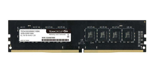 Memoria Teamgroup Elite Ddr4 16gb 2666mhz Pc4-21300 Cl19 Unb