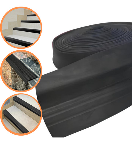 Kit 10m Testeira Piso Garagem C/ Friso L Segurança