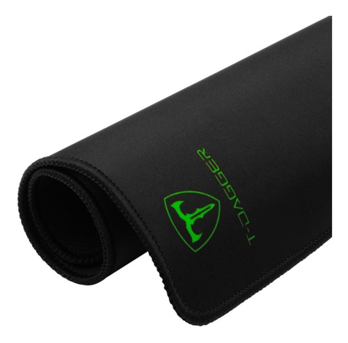 Mouse Pad T-dagger L Lava Negro Verde Caucho Antideslizante