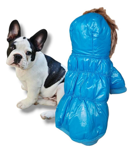 Campera De Abrigo Inflada Con Peluche Para Perros Peq/med