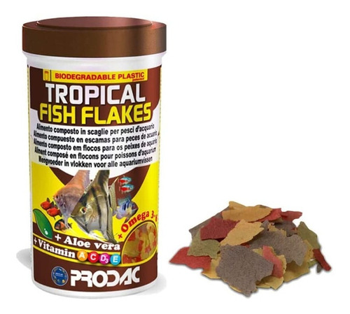 Alimento Peces Hojuela Prodac Tropical 12g - Italiana