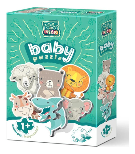 Baby Puzzle De Animales Rompecabezas Art Puzzle 24 Pz 5820
