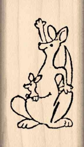 Sellos De Impression St 0315 Kangaroo Rubber Stamp