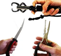 Comprar Pinza Boga Grip Con Balanza 15kg+fileteador 29cm+pinza Pesca