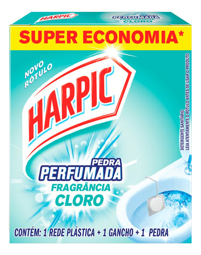 Detergente Sanitário Pedra Cloro Harpic