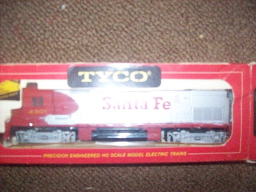 Locomotora Tyco Diesel Santa Fe