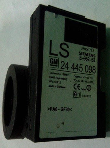 Modulo Inmovilizador Chevrolet Corsa Gm Ls 24 445 098 (Usado)