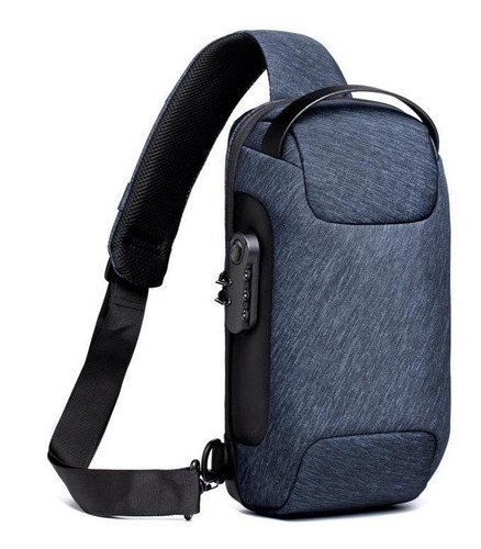 Bolso De Hombro Para Hombre Bolsa De Mensajero Recargable Us