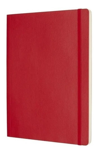 Caderno Moleskine Clássico Vermelho Capa Flex Sem Pauta, Ex