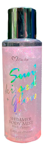 Splash Con Brillo Kissed Glow Shimmer Body Mist Black Opium