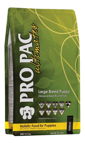 Pro Pac Large Breed Puppy Chicken  2.5kg Con Regalo