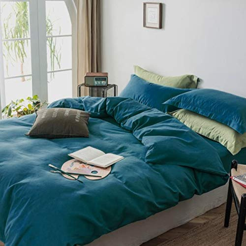 Teal Duvet Cover Twin Size Turquoise Duvet Cover Washed...