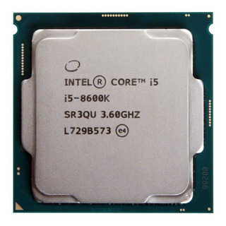 Procesador gamer Intel Core i5-8600K BX80684I58600K de 6 núcleos y 4.3GHz de frecuencia con gráfica integrada