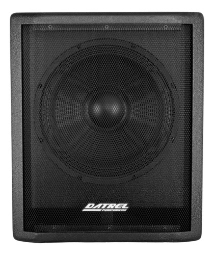 2 Caixa Subwoofer Ativo+ativo Datrel Swa-400 15 400w Cor Preto