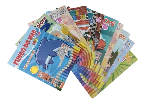 KIT INFANTIL PARA COLORIR - Loja de R$ 1,99 Online