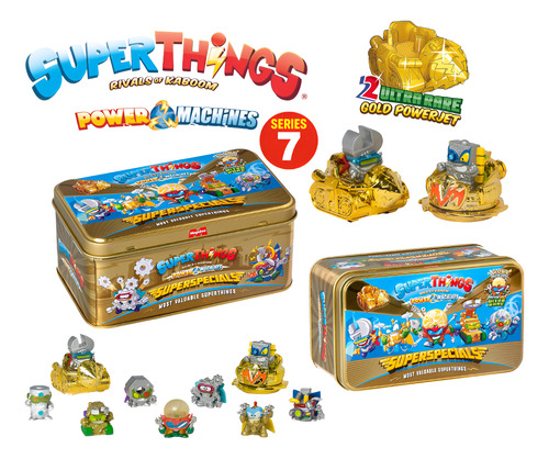 Superzings Series 7 Lata Dorada Exclusiva Figuras Acción