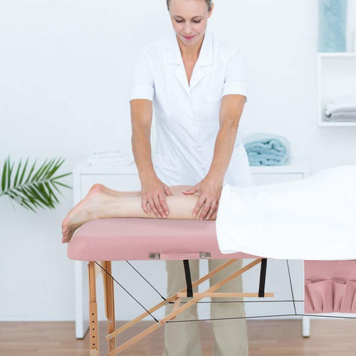 Masaje Portátil Mesa De Cama De Masaje Spa Cama De 2 Veces E