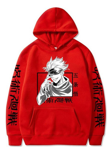 Jujutsu Kaisen Sudadera Con Capucha Hip Hop Anime Pullovers