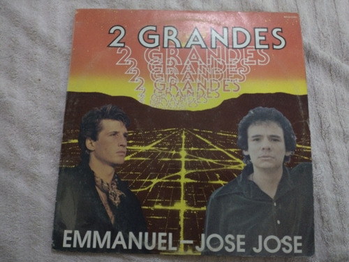 José José Y Emmanuel  Dos Grandes  Lp Vinilo Seminuevo  